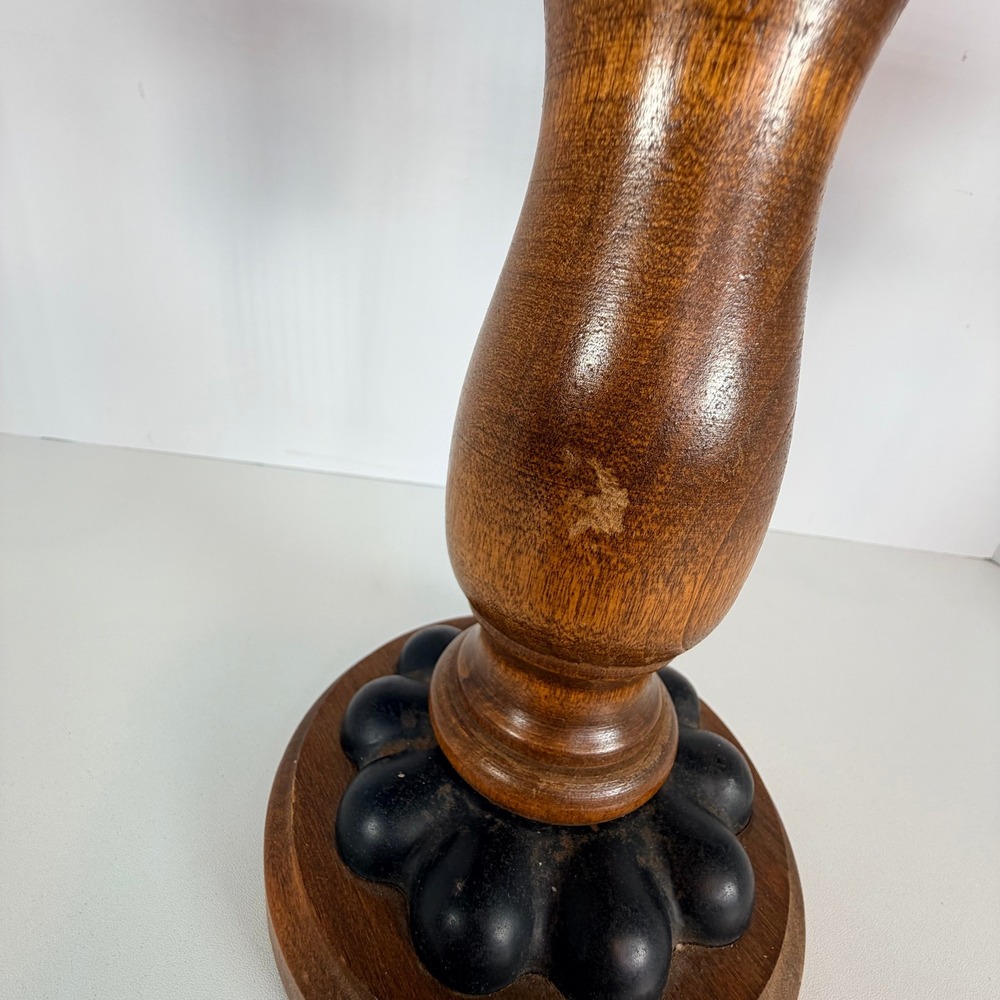 Vintage Wood Metal Candelabra 5 Candle Holder Tabletop Decor Accent castlecore - Picture 4 of 8
